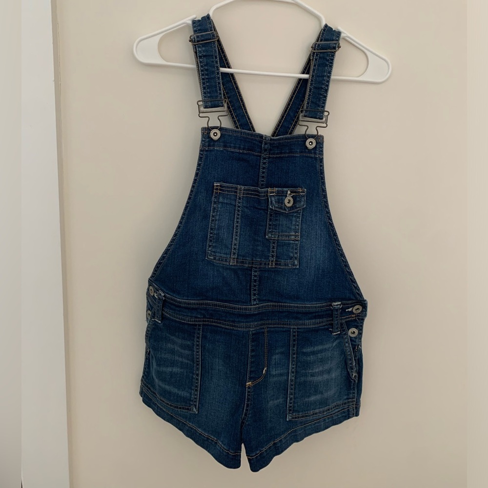 Arizona Jeans denim overall shorts